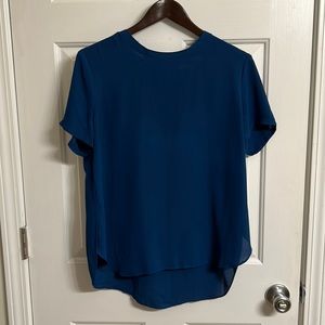 Blue Work Blouse from LOFT